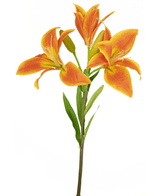 Konstgjord blomma Asiatisk lilja 66 cm orange