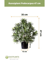 Konstgjord växt Podocarpus 47 cm