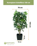 Konstgjord växt Schefflera 150 cm
