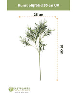 Konstgjort olivblad 90 cm flamsäkert