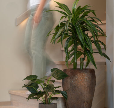 Skapa höststämning med konstgjorda växter