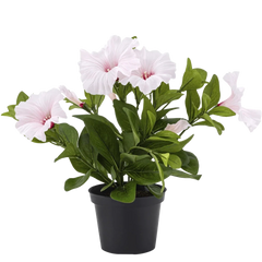 Konstgjorda blommor i kruka