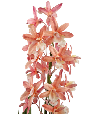 Cymbidium 58 cm rosa konstgjord växt