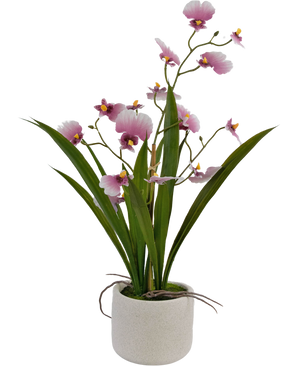 Konstgjord Oncidium Real Touch 48 cm rosa