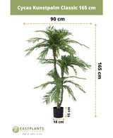 Cycas konstgjord palmetto Classic 165 cm