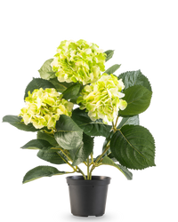 Konstgjord hortensia grön 35 cm