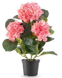 Konstgjord hortensia rosa 35 cm