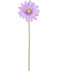 Konstgjord blomma mini Gerbera 47 cm lila