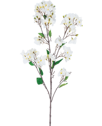Konstgjord blomma Bougainvillea 120 cm vit