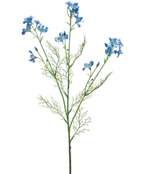 Konstgjord blomma Wild Delphinium 71 cm blå