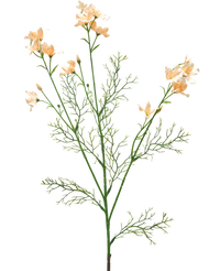 Konstgjord blomma Wild Delphinium 71 cm ljus kräm