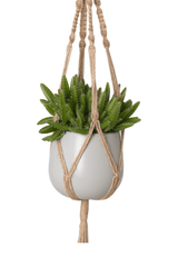 Hängande rep Macrame Dubbel fyrkantig knut Naturlig Ø10 x H120 cm