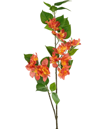 Konstgjord Bougainvillea-gren 81 cm persika