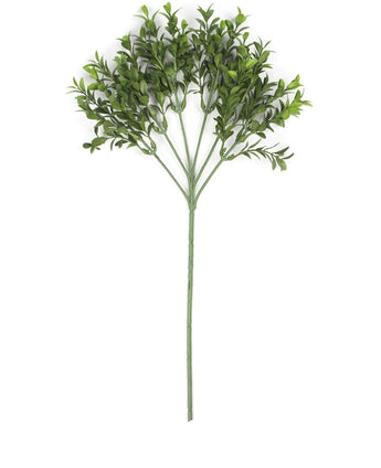 Konstgjord Buxus-gren 47 cm UV-flamskyddande