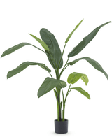 Konstgjord bananplanta Deluxe 140 cm silke