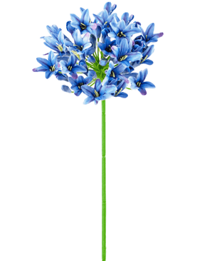 Konstgjord blomma Agapanthus 77 cm blå