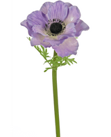 Konstgjord blomma Anemone Deluxe 43 cm lila