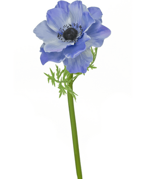 Konstgjord blomma Anemone Deluxe 43 cm ljusblå