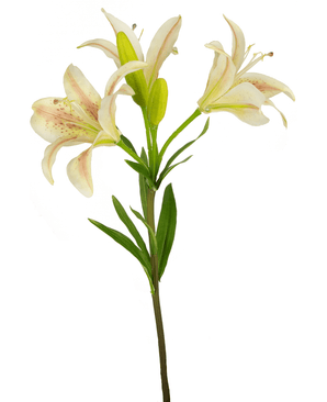 Konstgjord blomma Asiatisk lilja 66 cm rosa