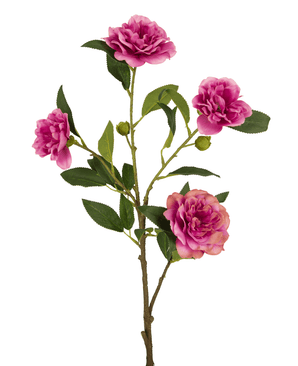 Konstgjord blomma Cammellia 80 cm rosa