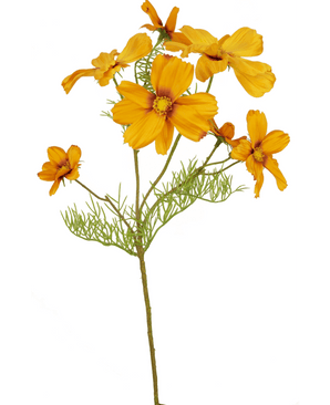 Konstgjord blomma Cosmos 74 cm orange