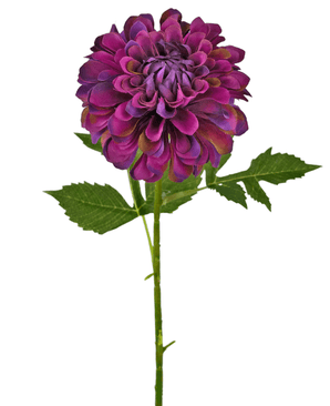 Konstgjord blomma Dahlia 50 cm lila