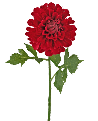 Konstgjord blomma Dahlia 50 cm röd