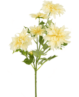 Konstgjord blomma Dahlia 68 cm kräm