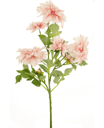 Konstgjord blomma Dahlia 68 cm rosa