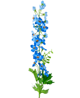 Konstgjord blomma Delphinium 79 cm blå