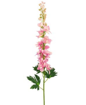 Konstgjord blomma Delphinium 79 cm rosa