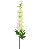 Konstgjord blomma Delphinium 79 cm vit