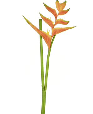 Konstgjord blomma Heliconia 110 cm orange