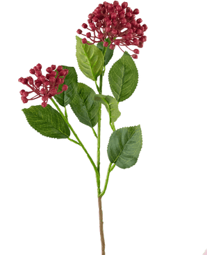 Konstgjord blomma Hortensia 55 cm mörkrosa