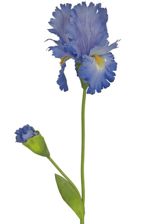 Konstgjord blomma Iris 80 cm blå