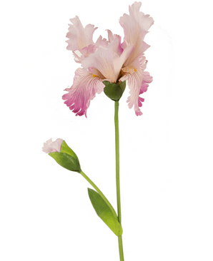 Konstgjord blomma Iris 80 cm rosa