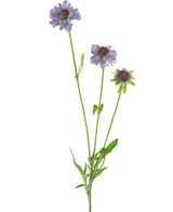 Konstgjord blomma Scabiosa 63 cm blå