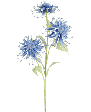 Konstgjord blomma Scabiosa Japonica 70 cm blå