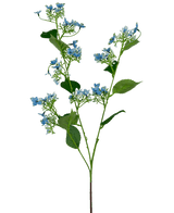 Konstgjord blomma Vild hortensia 93 cm blå