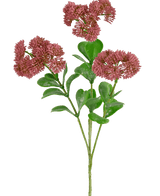 Konstgjord gren Sedum 56 cm rosa