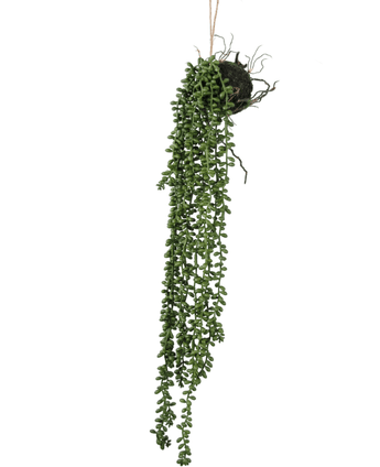 Konstgjord hängande växt Senecio boll 58 cm