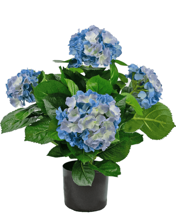Konstgjord hortensia 43 cm blå