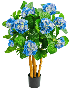 Konstgjord hortensia 85 cm blå