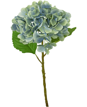 Konstgjord hortensia Deluxe 55 cm blå