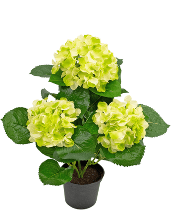 Konstgjord hortensia grön 35 cm