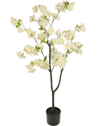 Konstgjord körsbärsblomma 120 cm vit