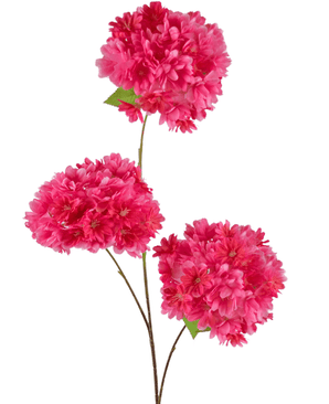 Konstgjord körsbärsblomsgren 85 cm rosa