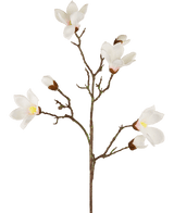 Konstgjord magnoliagren Real Touch Vit 98cm