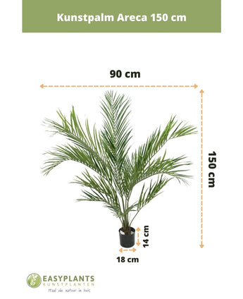 Konstgjord palm Areca 150 cm