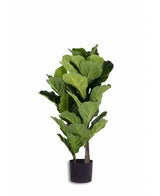 Konstgjord tobaksplanta Ficus Lyrate 100 cm